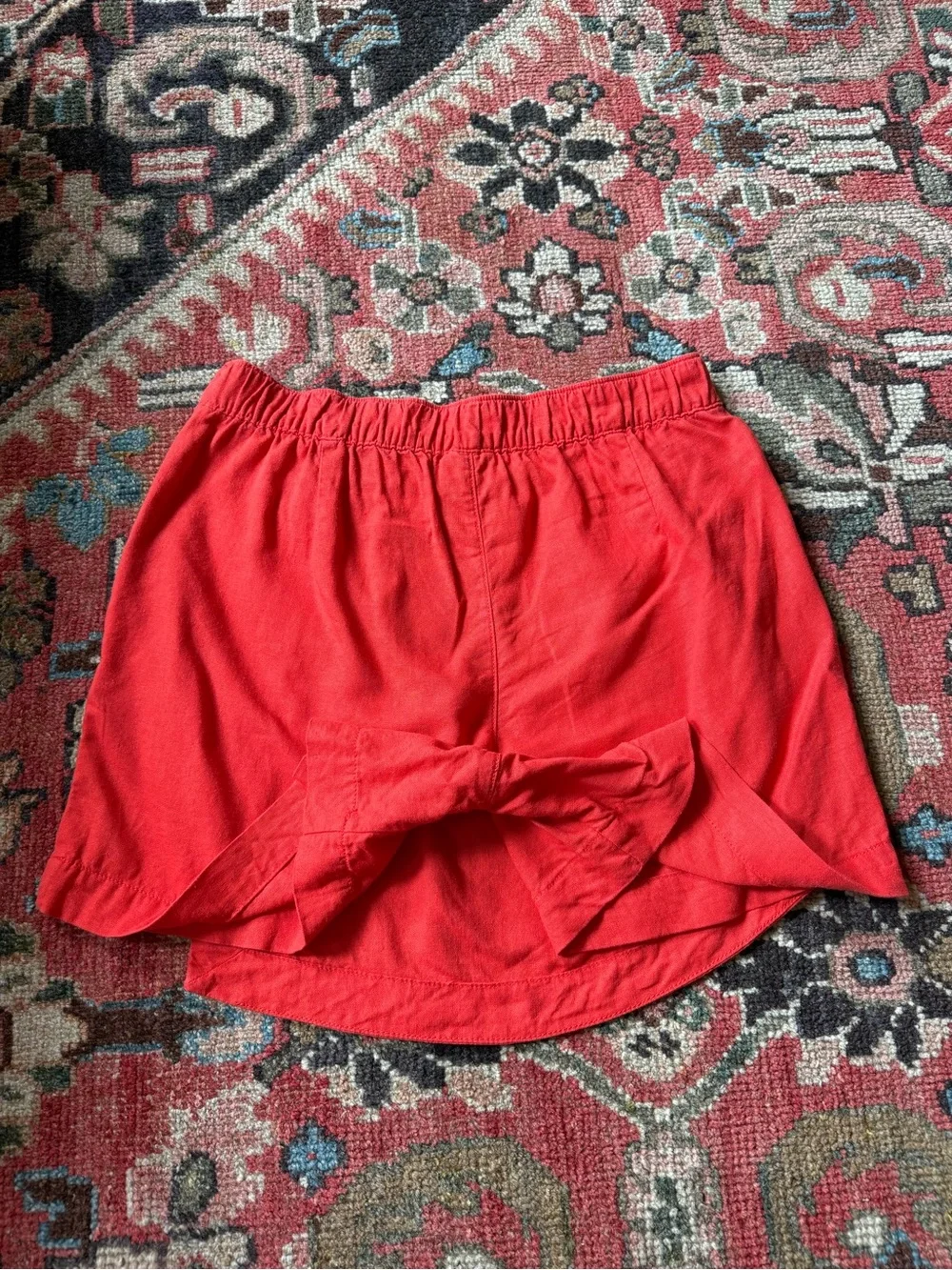 St. John's Bay Coral Red Skort with Elastic Waist